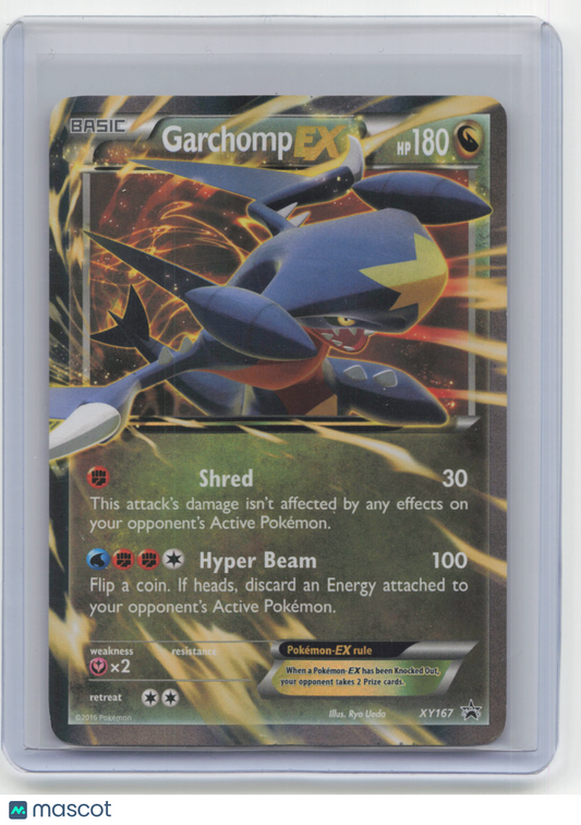 2016 Pokemon Garchomp EX XY Black Star Promos #XY167 Mod Played