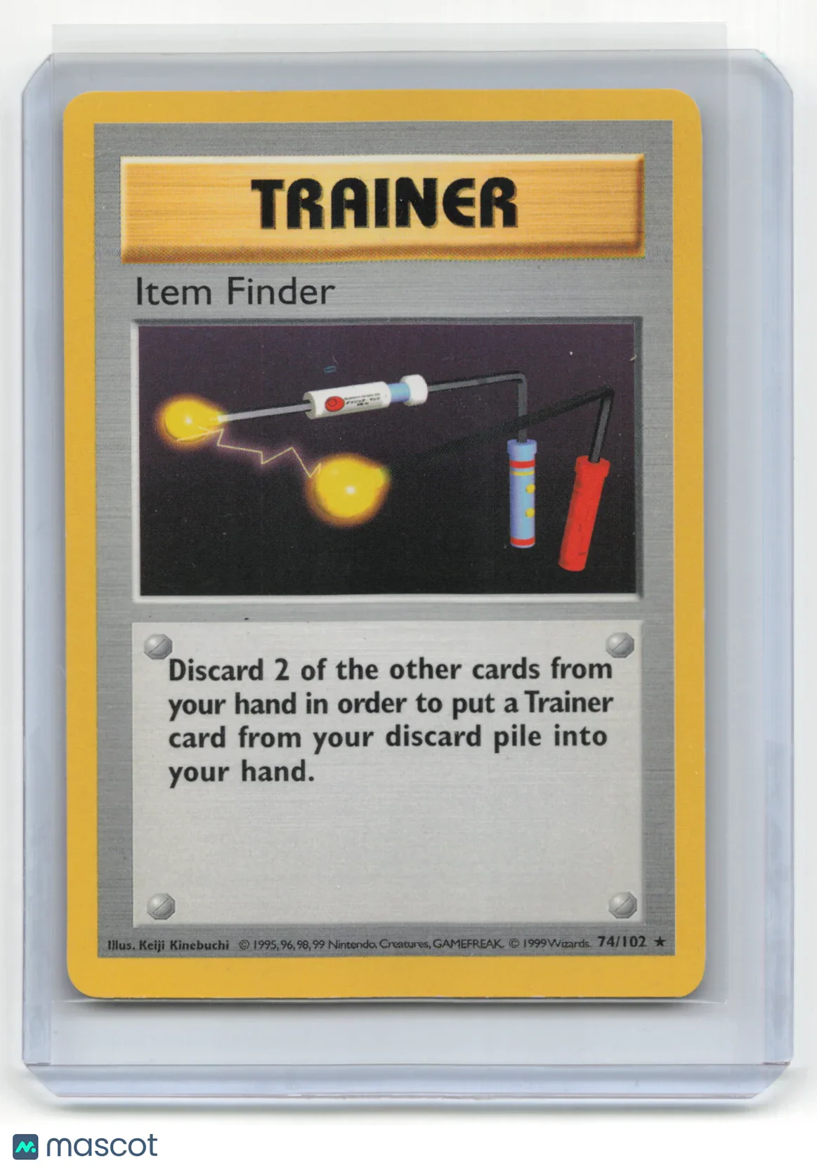 1999 Pokemon TCG Item Finder Base Set #74/102 Mod Played Shadowless - Papa Joey's Collectibles