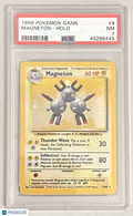 1999 Pokemon Game—Magneton #9 Base Set—Holo Rare Holo PSA 7