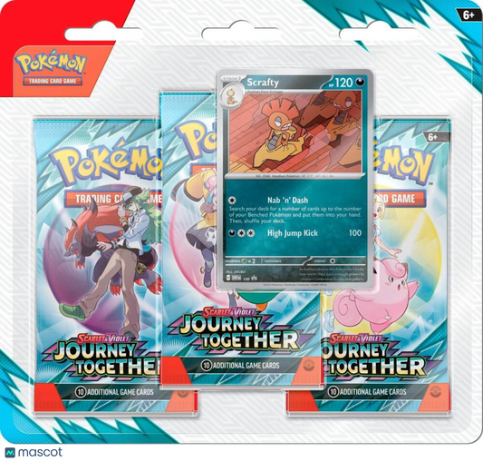 Pokemon Journey Together Journey Together Scrafty Blister Pack