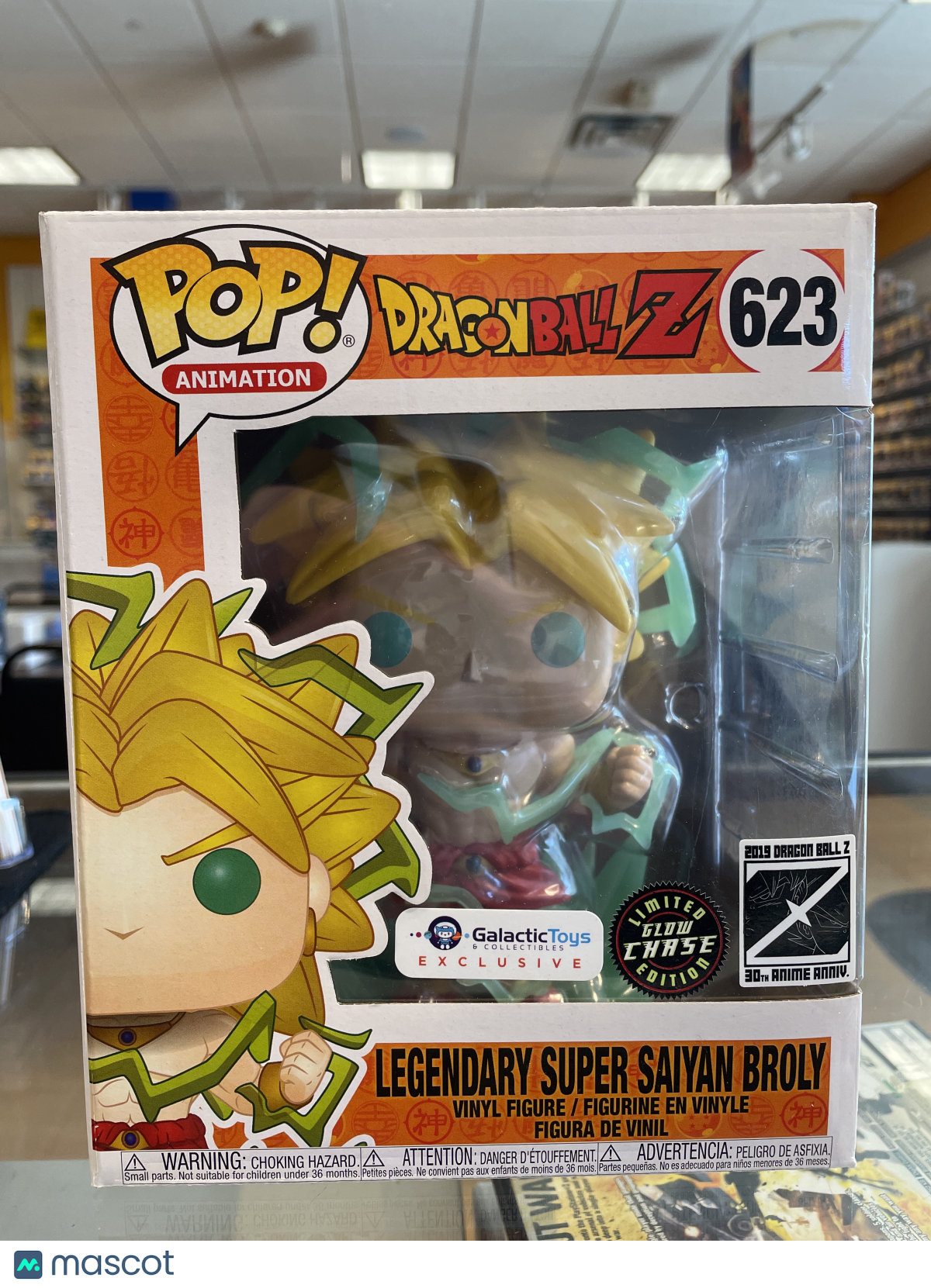 Funko Dragon Ball Z Legendary SS Broly #623 (Good) 30th Anime Anniv., GITD - Papa Joey's Collectibles