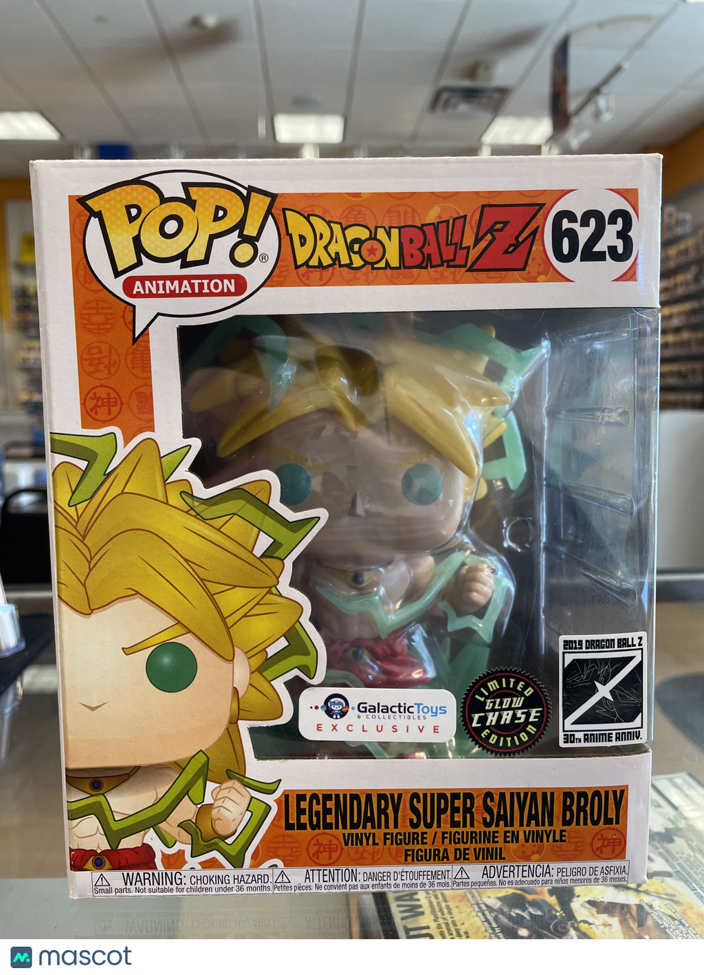 Funko Dragon Ball Z Legendary SS Broly #623 (Good) 30th Anime Anniv., GITD