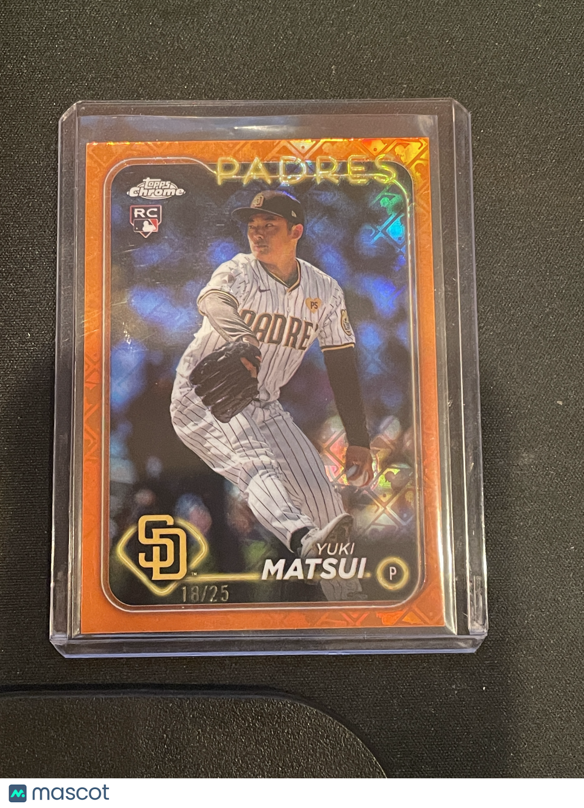 2024 Topps Chrome Baseball Yuki Matsui Orange /25 #116