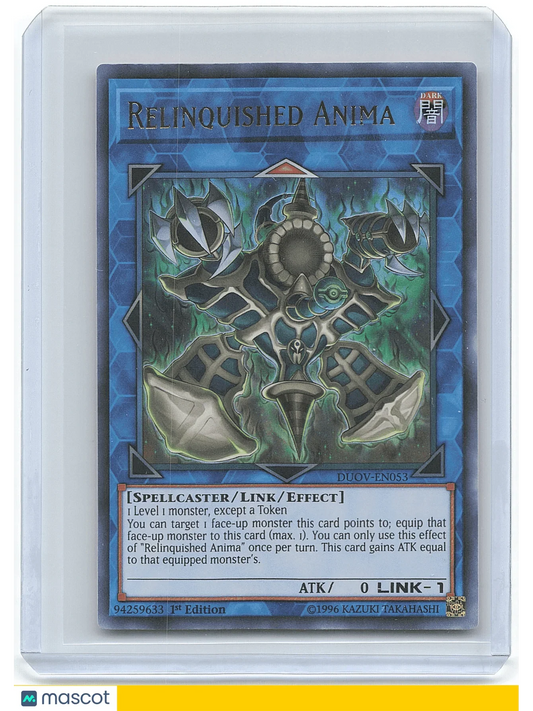 1996 Yu-Gi-Oh! Relinquished Anima #DLCS-EN053 - Papa Joey's Collectibles