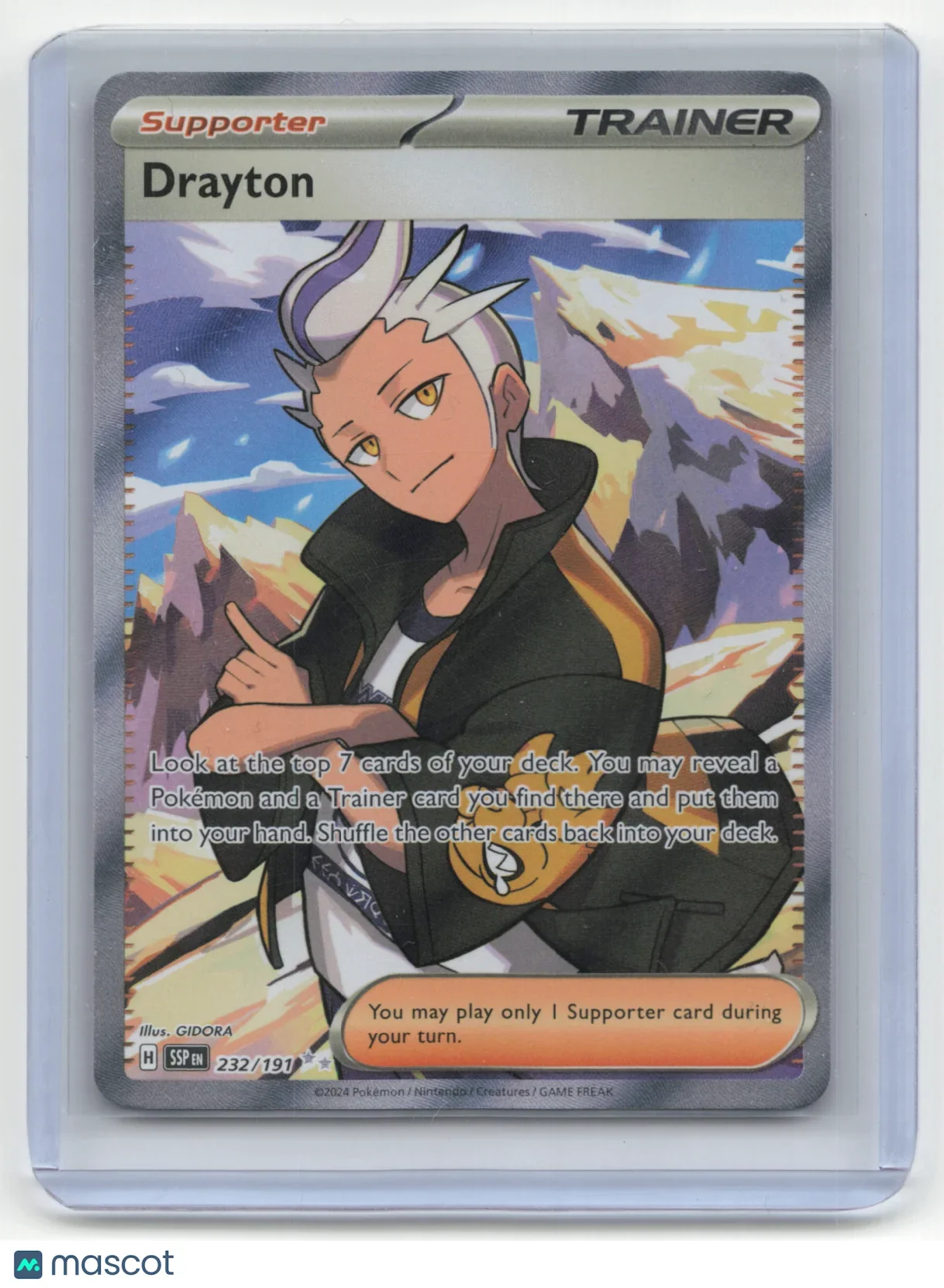 2024 Pokemon Drayton Surging Sparks #232/191 - Papa Joey's Collectibles