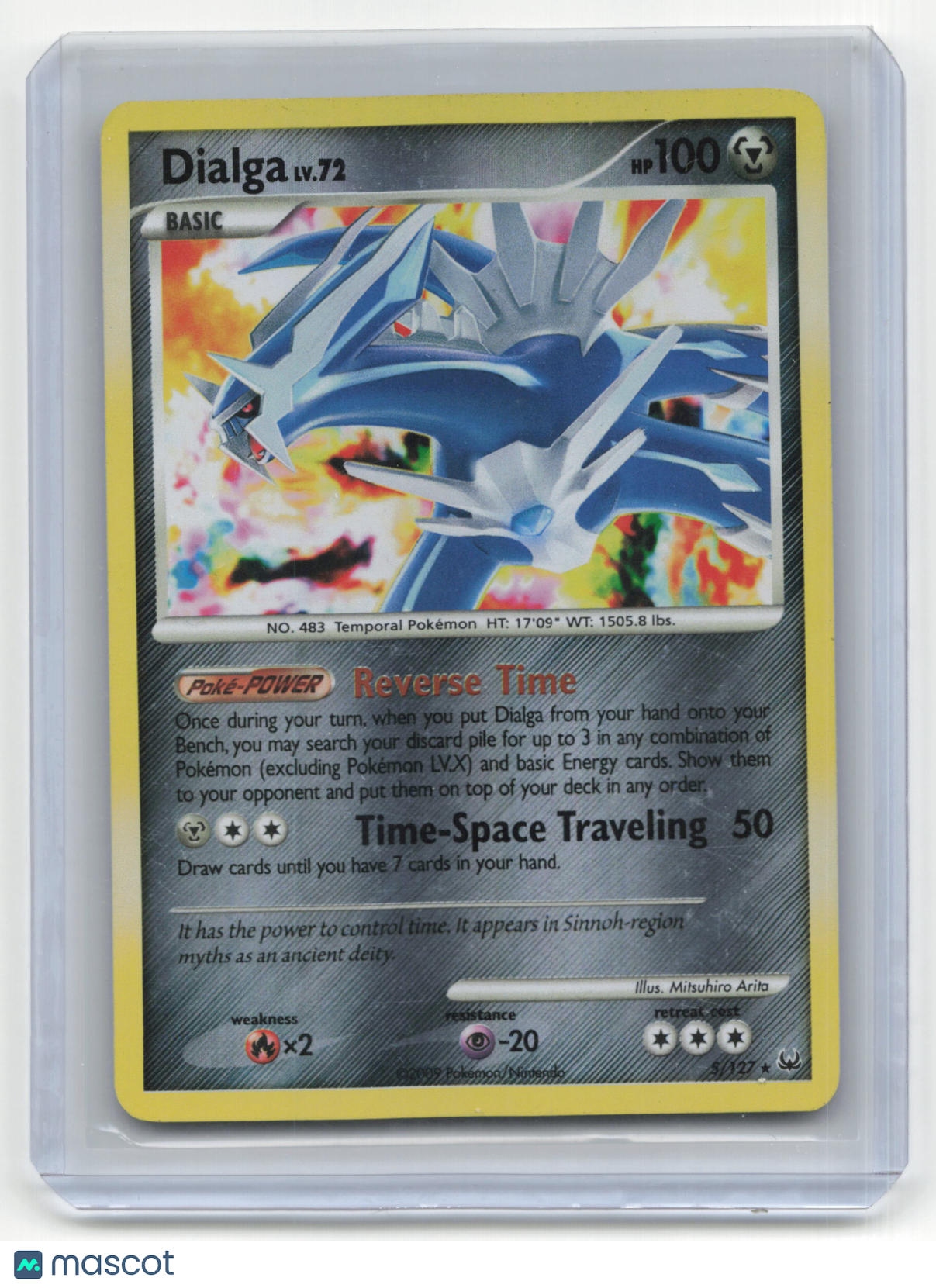 2008 Pokemon TCG Dialga Platinum #5/127 Light Played