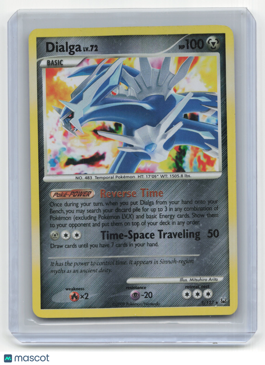 2008 Pokemon TCG Dialga Platinum #5/127 Light Played