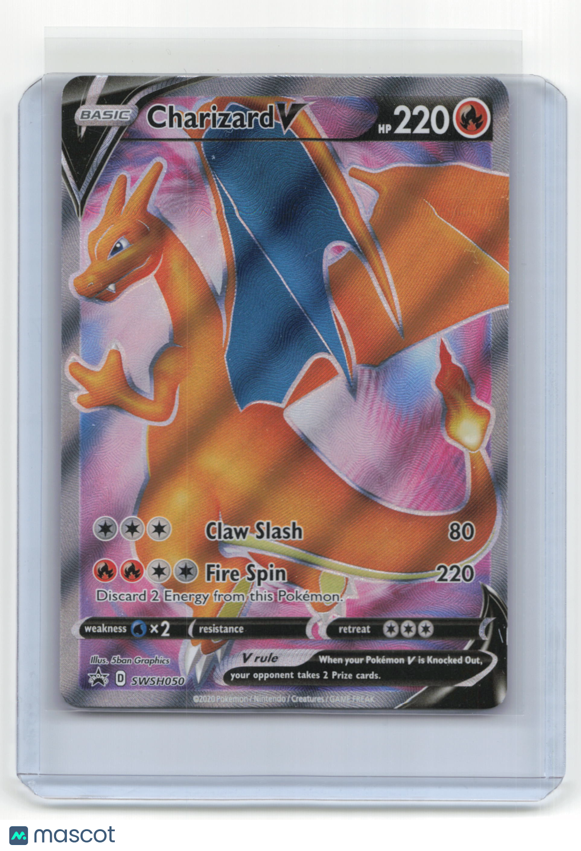 2020 Pokemon TCG Charizard V Black Star Promos #SWSH050 Promo
