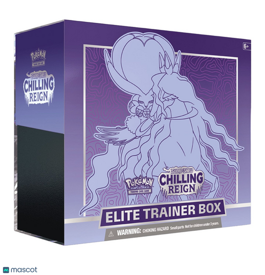 Pokemon Sword & Shield Chilling Reign (Shadow Rider Calyrex) Elite Trainer Box - Papa Joey's Collectibles