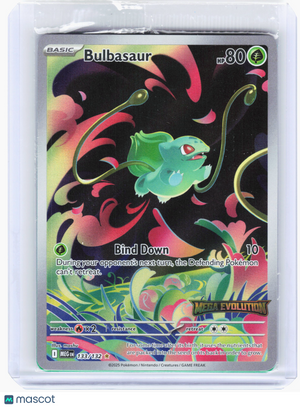 2025 Pokemon—Bulbasaur #133 Mega Evolution Promo—IR Holo (Sealed) (Stamped)