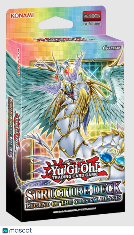 2022 Yugioh Legend of the Crystal Beasts Structure Deck Box