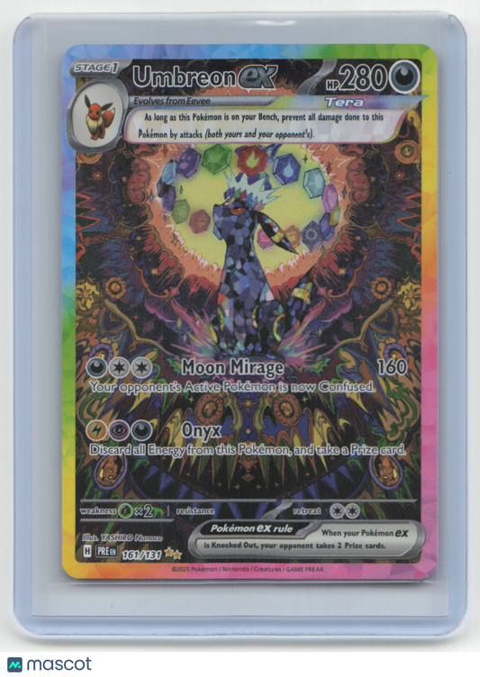 2025 Pokemon TCG Umbreon EX Prismatic Evolutions #161/131