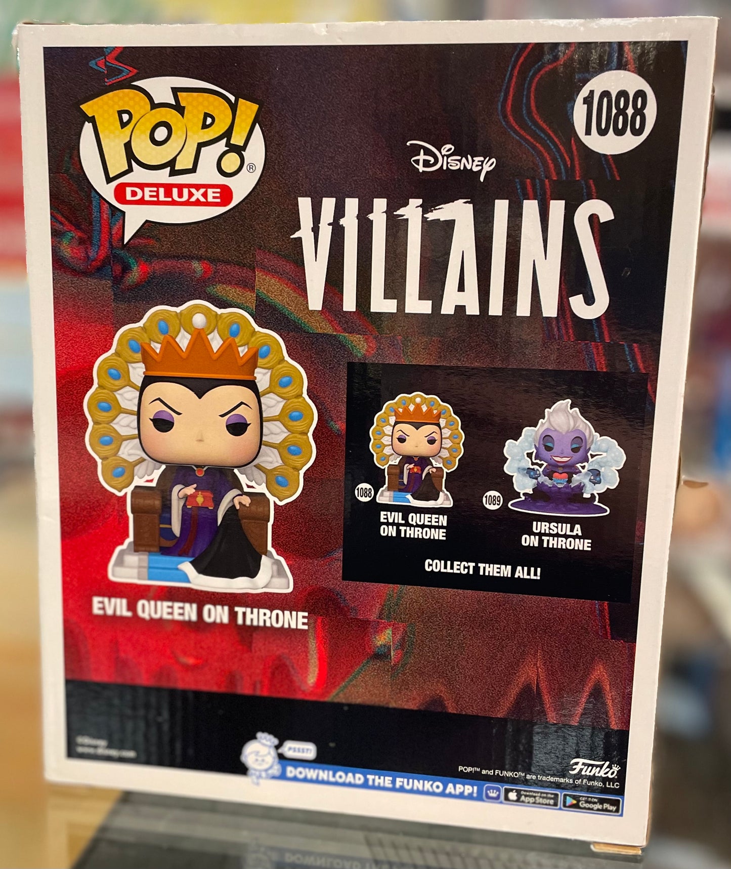 Funko Disney Villains: Evil Queen on Throne #1088 # (Okay)