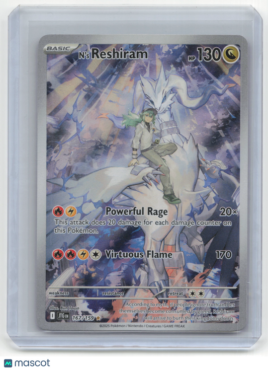 2025 Pokemon TCG N's Reshiram Journey Together #167/159