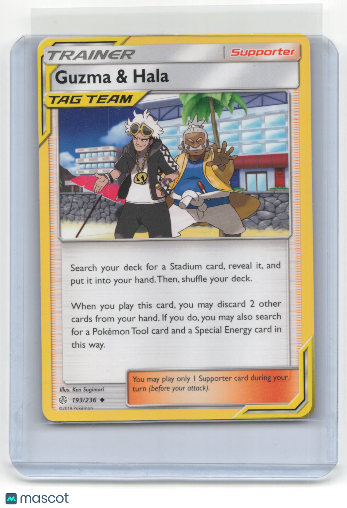 2019 Pokemon TCG Guzma & Hala Cosmic Eclipse #193/236