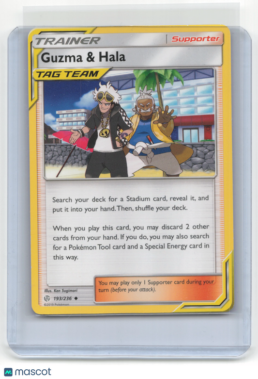 2019 Pokemon TCG Guzma & Hala Cosmic Eclipse #193/236