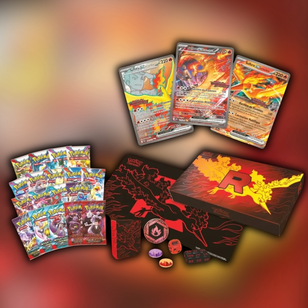 Pokémon TCG: Team Rocket's Moltres ex Ultra-Premium Collection