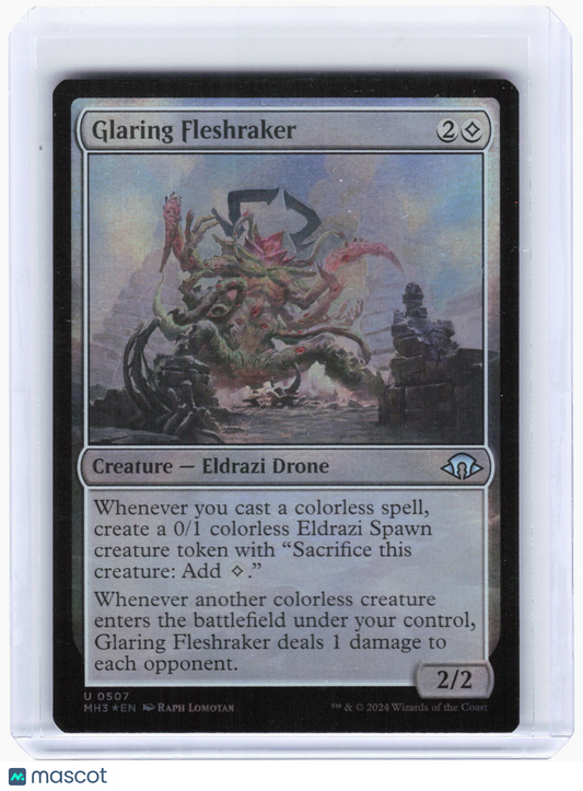 2024 Magic: The Gathering—Glaring Fleshraker #0507 Modern Horizons 3—Ripple Foil