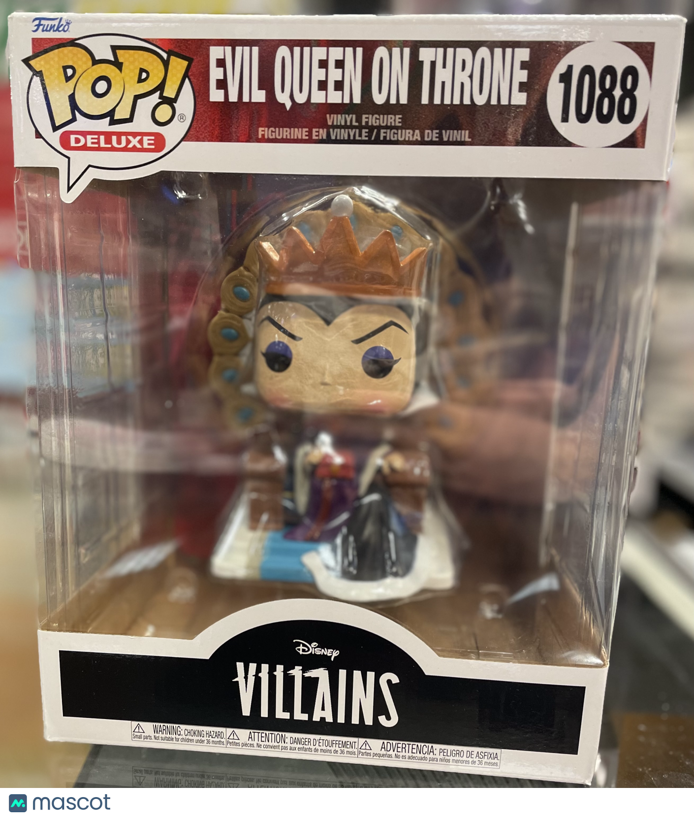 Funko Disney Villains: Evil Queen on Throne #1088 # (Okay)