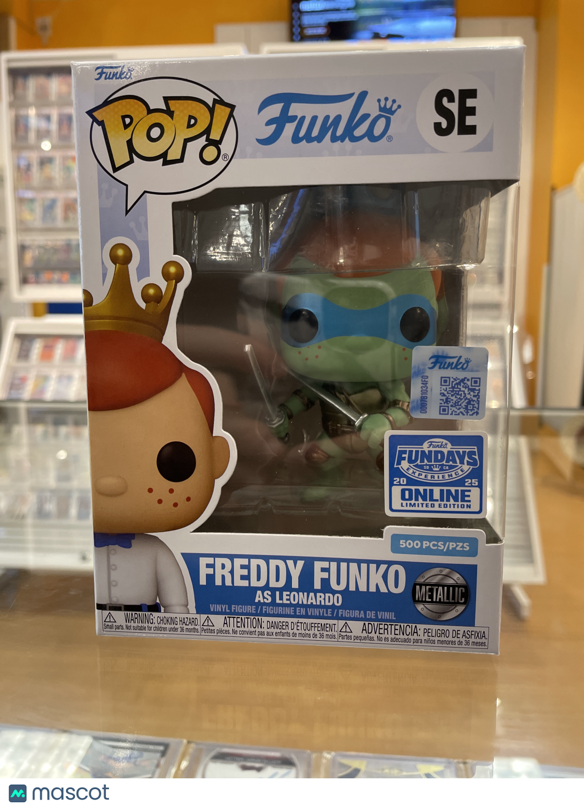 Funko Freddy Funko as Leonardo #SE (VG)Fundays Online Excl. '25, Metallic 500PCS