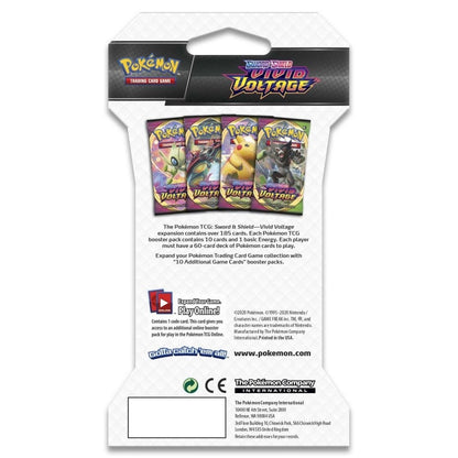 2020 Pokemon Sword & Shield Vivid Voltage Sleeved Booster Pack - Papa Joey's Collectibles