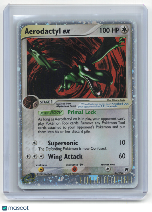 2003 Pokemon TCG Aerodactyl EX Sandstorm #94/100 Mod Played Holo