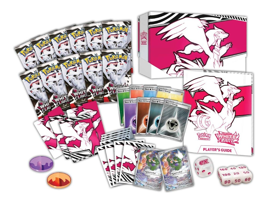 2025 Pokemon Scarlet & Violet White Flare Pokemon Center Elite Trainer Box - Papa Joey's Collectibles