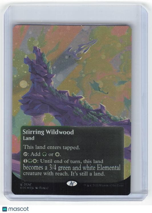 2025 MTG Stirring Wildwood Edge of Eternities: Stellar Sights #174 Galaxy Foil