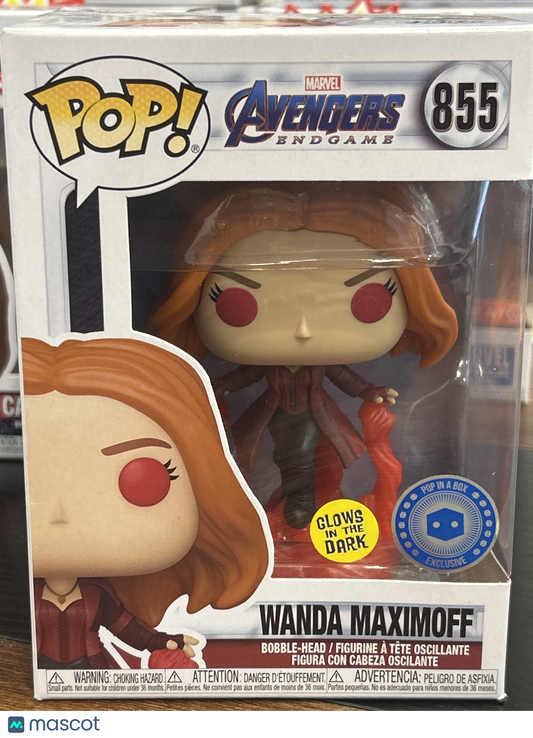 Funko Wanda Maximoff Avengers: Endgame Glow in the Dark Pop in a Box