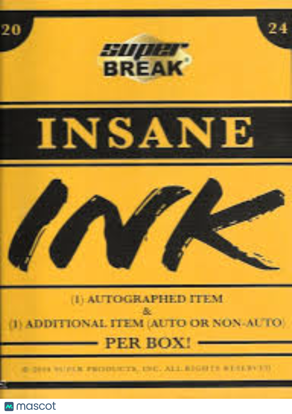 2024 Super Break Insane Ink Hobby Box