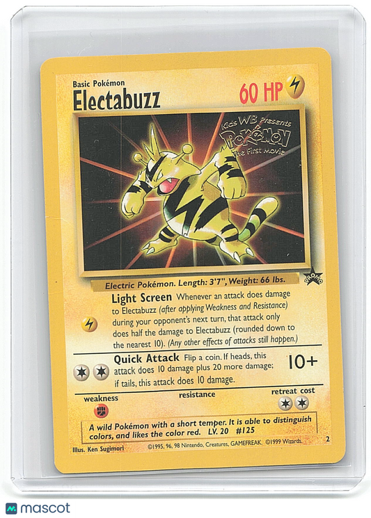 1995 Pokemon Electabuzz #20/102