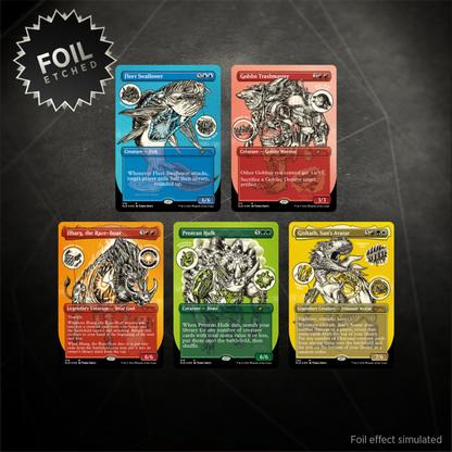 Magic: The Gathering Secret Lair Drop: Monster Anatomy 101 (Foil Etched Edition)