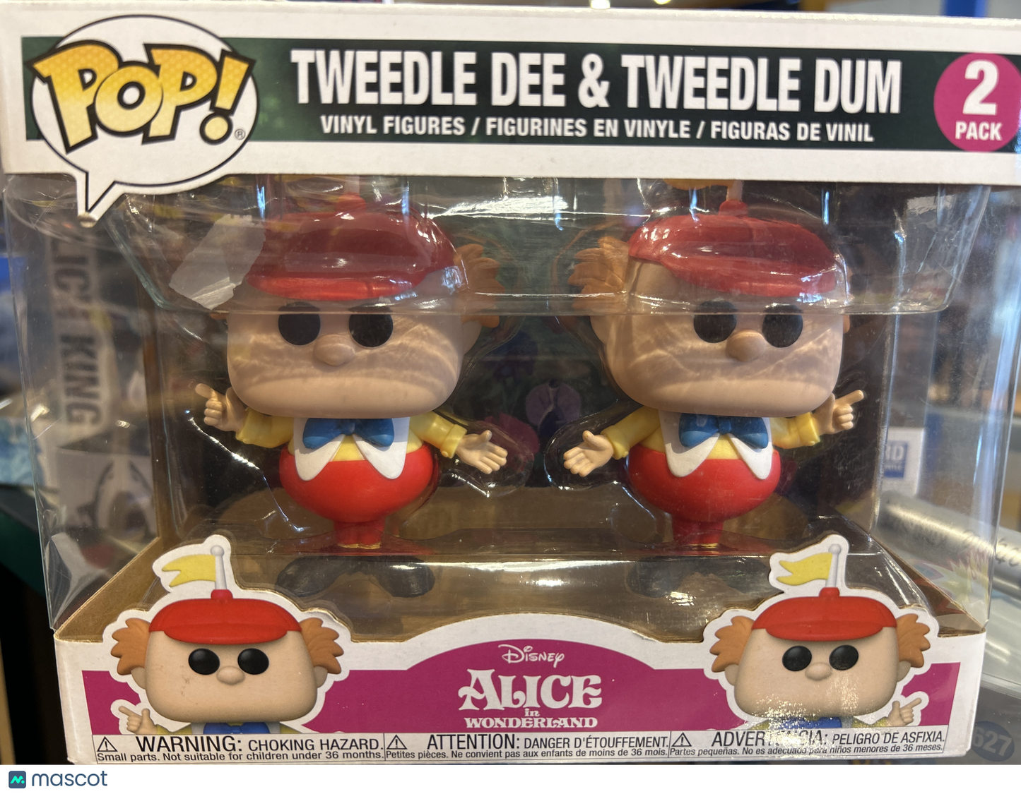 Funko Disney Alice in Wonderland Tweedle Dee & Tweedle Dum #2 Pack (Good)