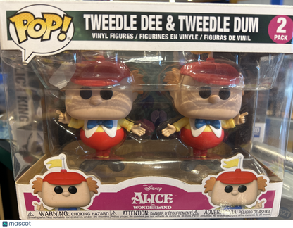 Funko Disney Alice in Wonderland Tweedle Dee & Tweedle Dum #2 Pack (Good)