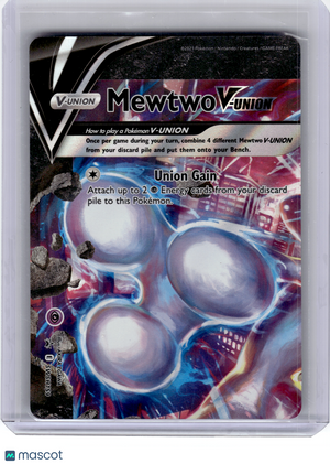 2021 Pokemon—Mewtwo V-Union #159-162 SWSH—Black Star Promo Holo (Set of 4)