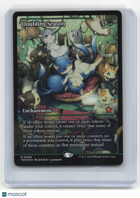 2024 Magic: The Gathering Doubling Season Foundations #M 0428 Foil