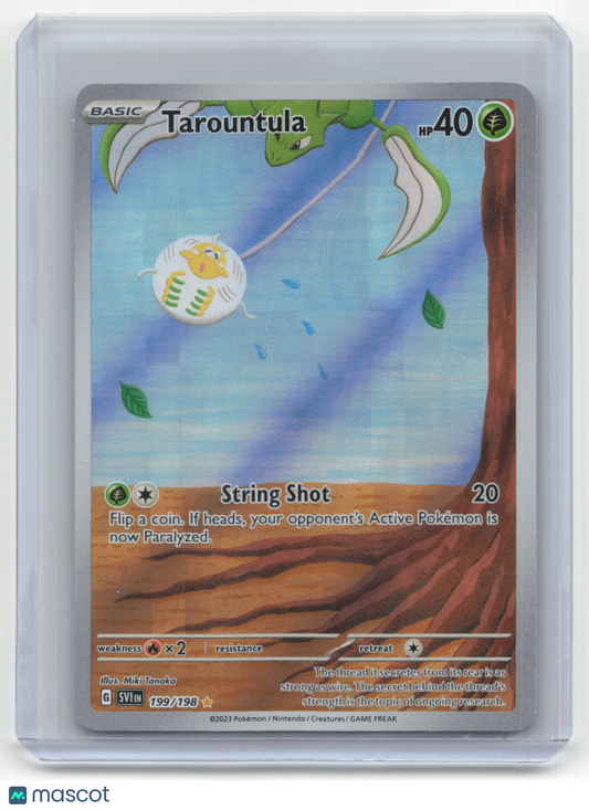2023 Pokemon TCG Tarountula Scarlet & Violet #199/198 Mod Played