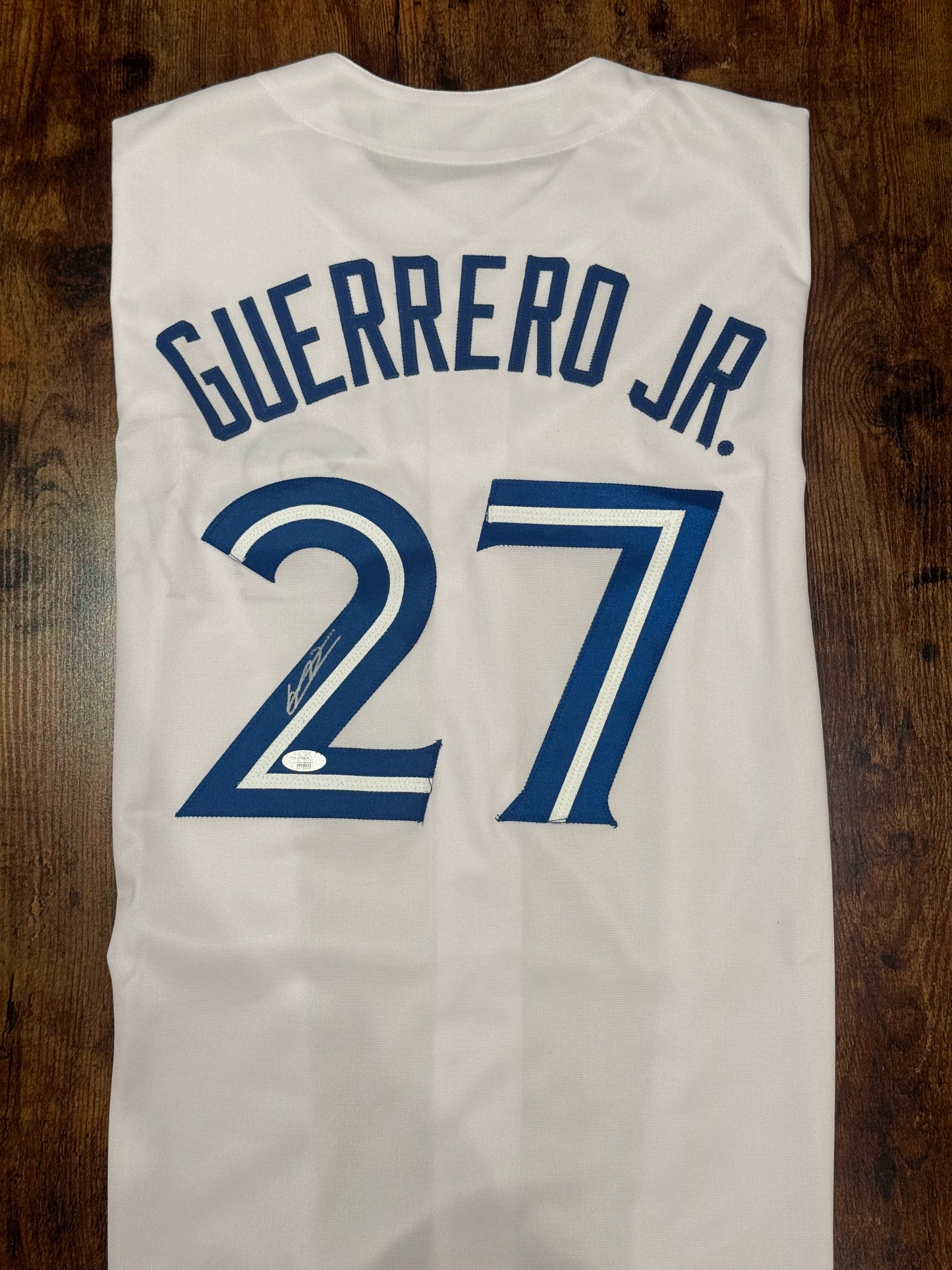 Vladimir Vlad Guerrero Jr. Autographed White Toronto Jersey JSA Certified
