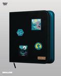 DOMARU Deco Patch Binder Cryptids Collection - Turquoise Loch (12-Pocket)