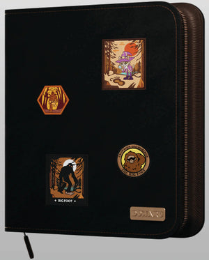 DOMARU Deco Patch Binder Cryptids Collection - Dusky Ochre (12-Pocket)