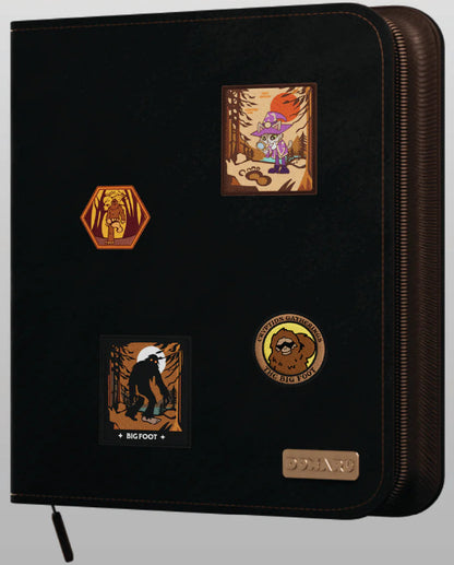 DOMARU Deco Patch Binder Cryptids Collection - Dusky Ochre (12-Pocket)