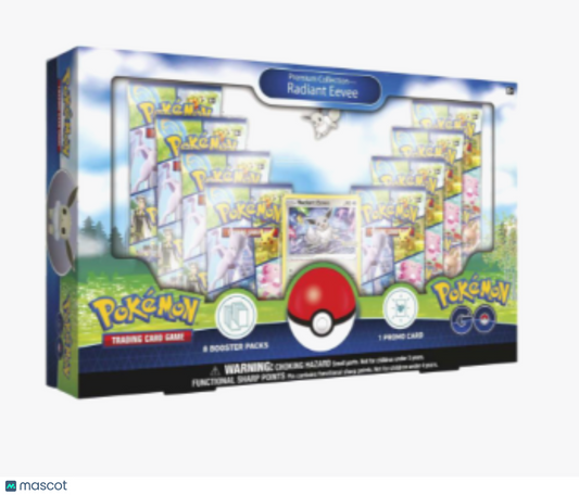 2022 Pokemon Sword & Shield Pokemon Go Radiant Eevee Premium Collection Box