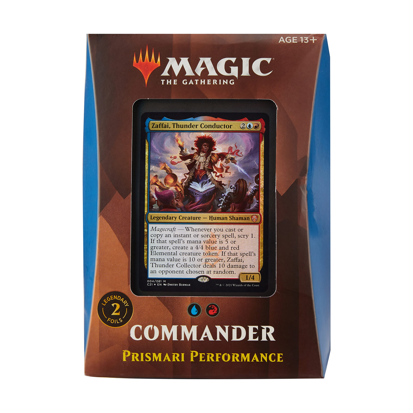 2021 Magic: TG Strixhaven: School of Mages Prismari Performance Commander Deck
