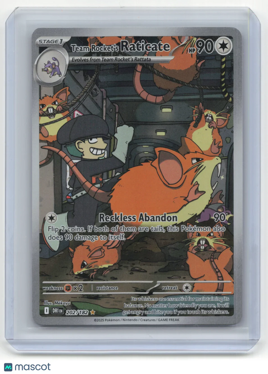 2025 Pokemon Team Rocket's Raticate Destined Rivals #202/182 - Papa Joey's Collectibles