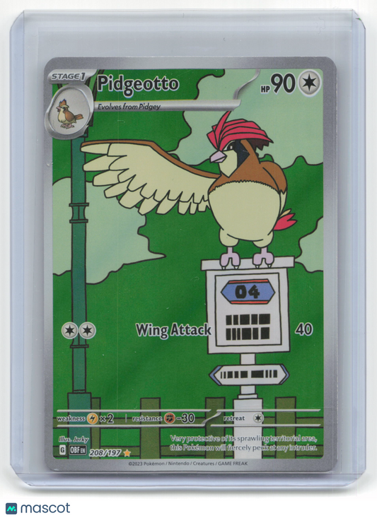 2023 Pokemon TCG Pidgeotto Obsidian Flames #208/197