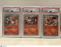 2016 Pokemon—Charizard Charmeleon Charmander #005 004 003 CP3: PokeKyun Collection— SEQUENTIAL SET PSA 10 127671703 127671702 Certification #: 127672701