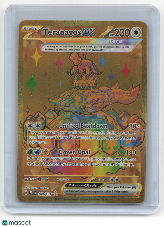 2024 Pokemon Terapagos ex Prismatic Evolutions #180/131