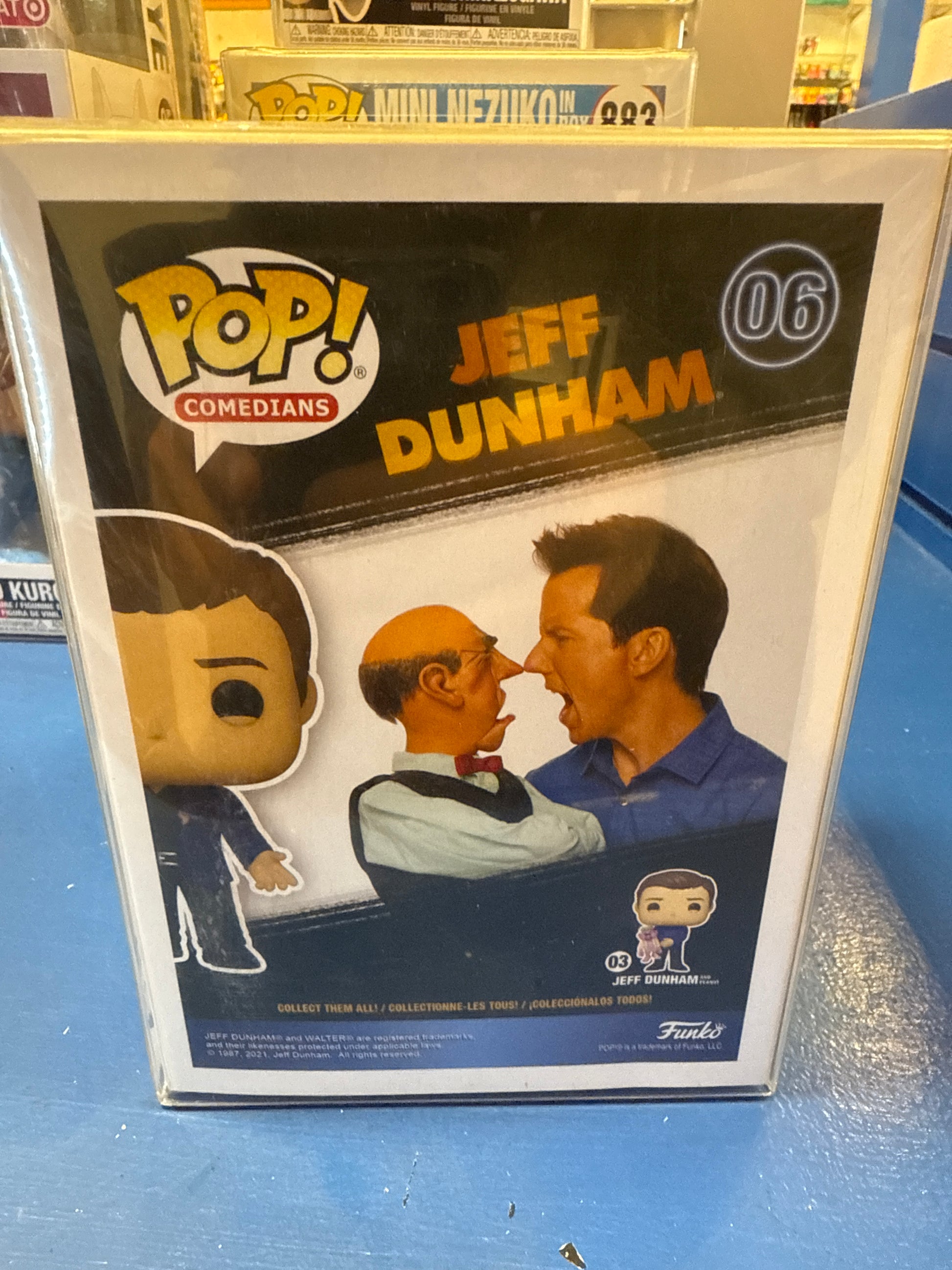 Funko Jeff Dunham and Walter 06 Exclusive Jeff Dunham Auto - Papa Joey's Collectibles