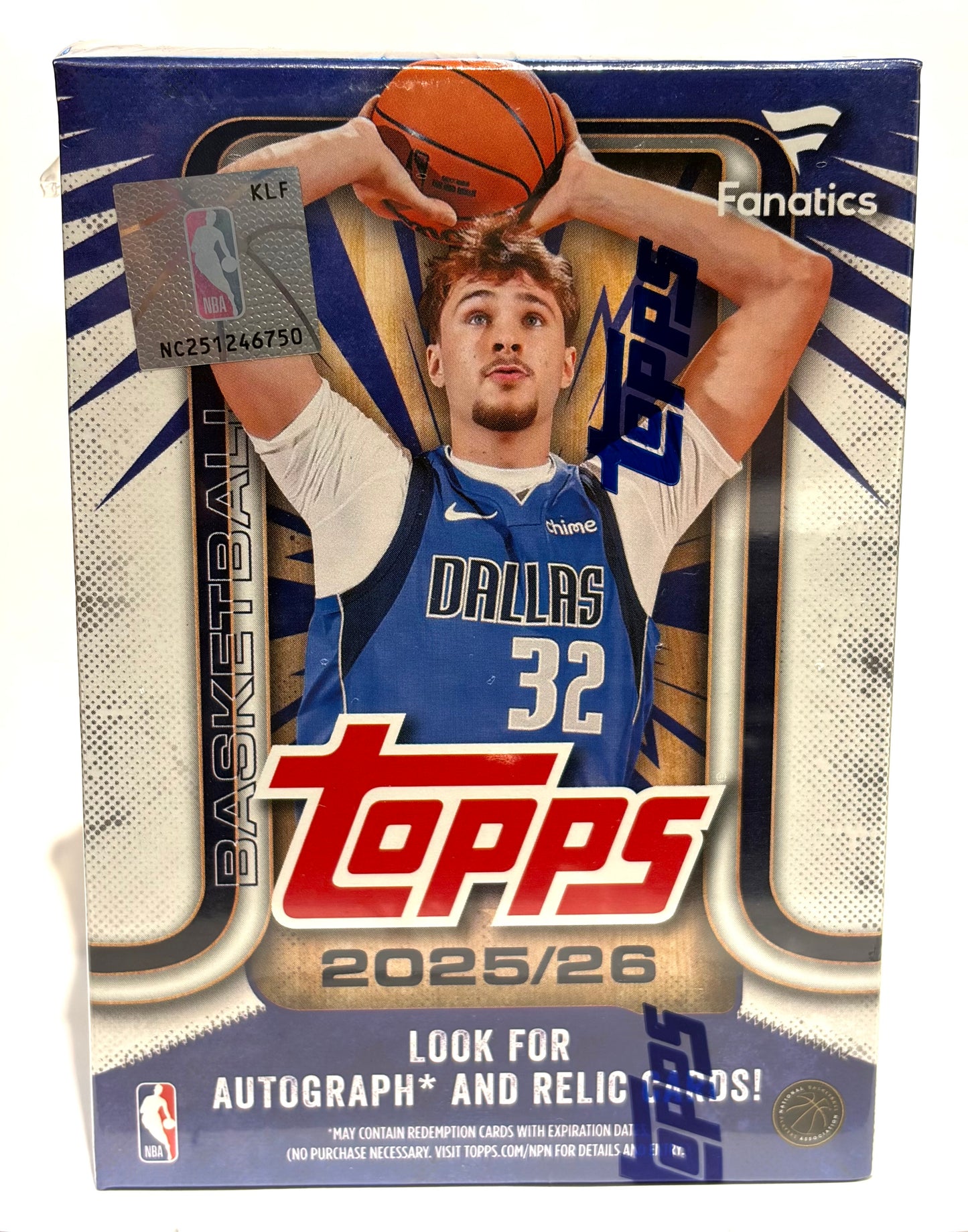 2025/26 Topps Basketball Fanatics Exclusive Value Box