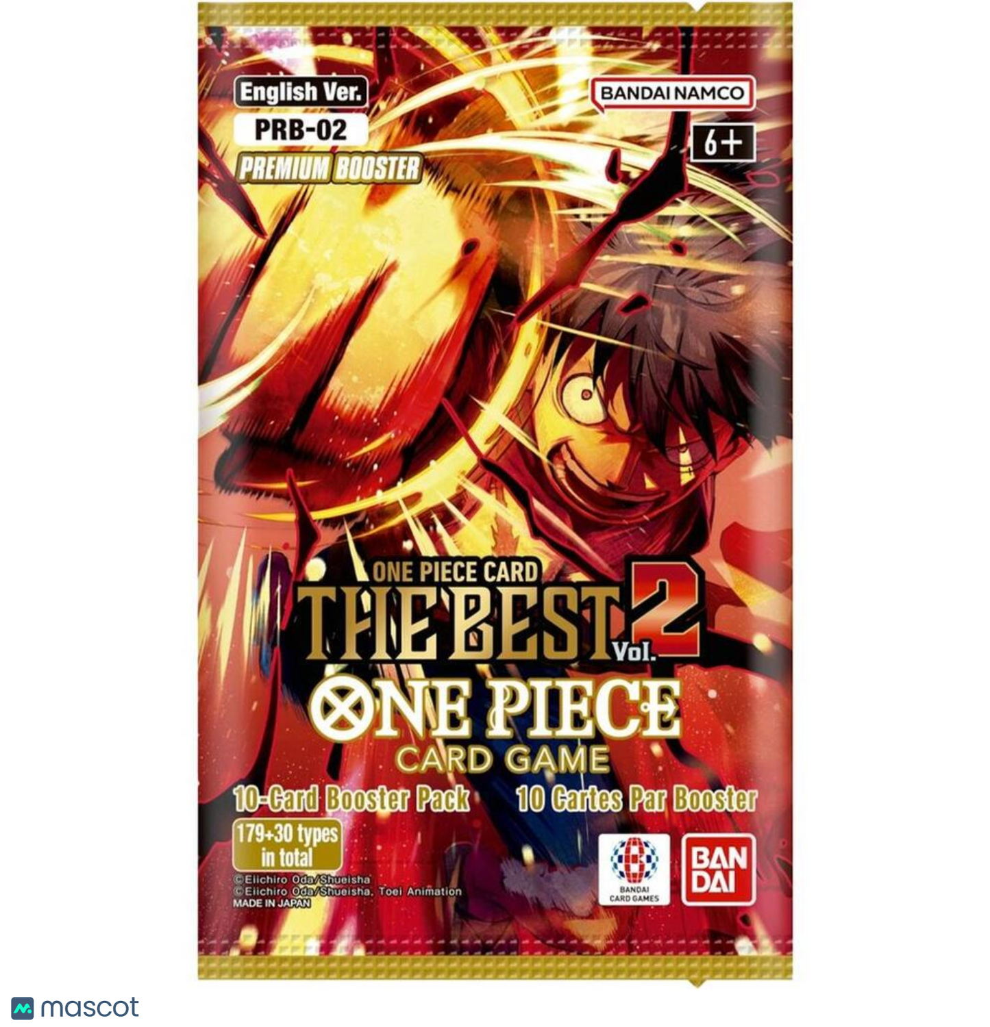2025 One Piece The Best Vol.2 (PRB-02) Premium Booster Pack